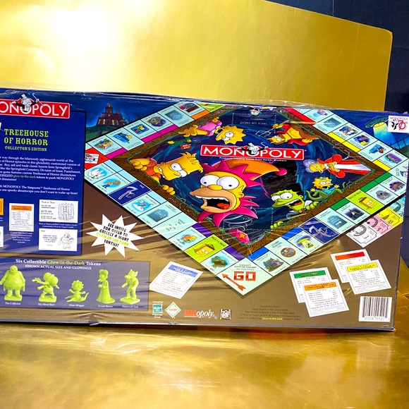 MONOPOLY THE SIMPSONS TREEHOUSE OF HORROR COLLECTOR’S EDITION 2005 NEW SEALED - Picture 2 of 16